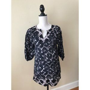 THAKOON for Target Size XS Black Shibori Print Tie
